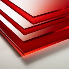 Acrilico rojo Plancha de super Acrilico